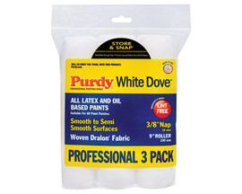 Purdy® WhiteDove™ 9 In. Woven Dralon® Fabric Roller - 3 Pack