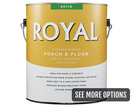 Royal® 1 Gal. Porch & Floor Acrylic Latex Enamel Paint & Primer - Satin Latex