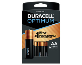 Duracell® Optimum AA Alkaline Batteries - 6 pack