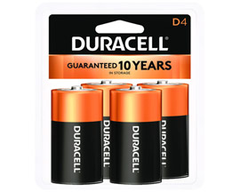 Duracell® Coppertop D Alkaline Batteries - 4 pack