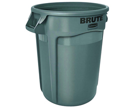 Rubbermaid® Vented Brute® 32 Gallon Trash Can - Gray