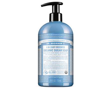 Dr. Bronner's® 24 oz. Organic Sugar Soap - Baby Unscented