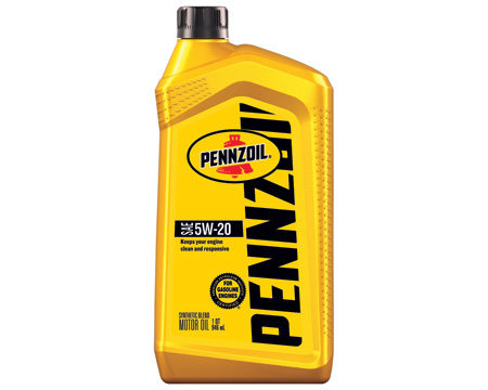 Pennzoil® SAE 5W-20 Synthetic Blend Motor Oil - 1 quart
