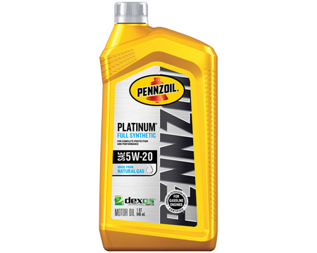 Pennzoil® Platinum® SAE 5W-20 Full Synthetic Motor Oil - 1 quart
