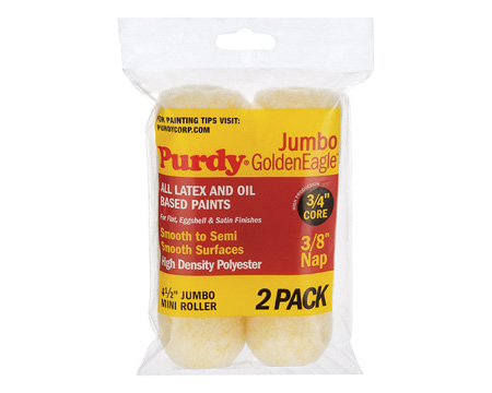 Purdy® Jumbo GoldenEagle Mini Roller with 3/4 In. Core - 2 Pack