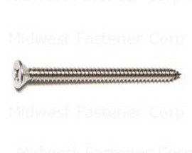 Midwest Fastener® Phillips Flat Head Sheet Metal Screw - #14
