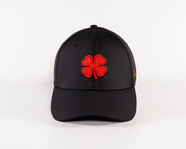 Black Clover® Premium Clover™ No. 24 Flexfit™ Hat - Black / Red