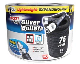 Pocket Hose® Silver Bullet 3/4 In. Expanding Water Hose - 75 ft.