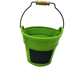 Infinity® 8 in. Chalkboard Bucket Planter - Green