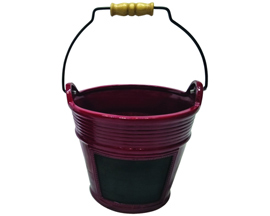 Infinity® 8 in. Chalkboard Bucket Planter - Red