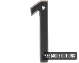 Hy-Ko® Nail-On 4 in. House Numbers - Old World Bronze