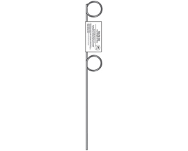 Hy-Ko® 6x14 in. Metal Pigtail Sign Stake