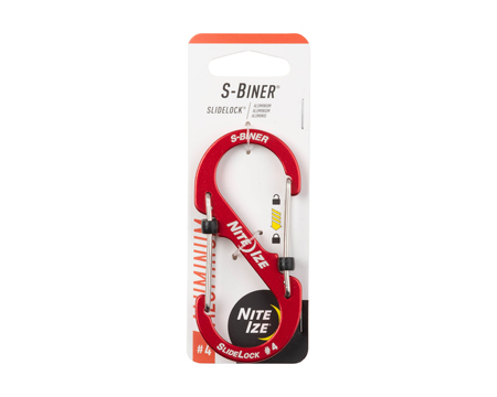 Nite Ize® S-Biner Aluminum Double Gated Carabiner with SlideLock - Red #4