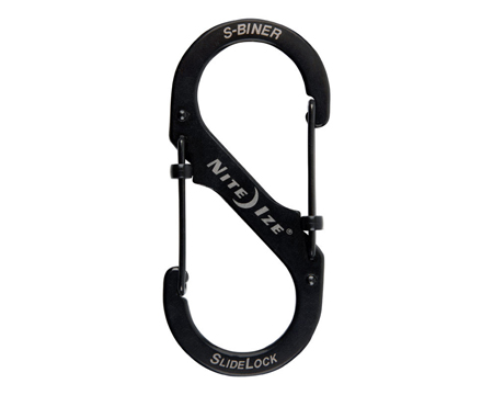 Nite Ize® S-Biner Stainless Steel Double Gated Carabiner with SlideLock - Black #4