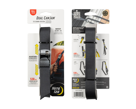 Nite Ize® Dual CamJam Tie Down Tie Down System - 12 ft.