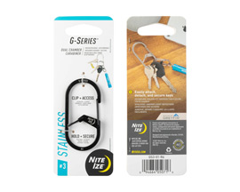 Nite Ize® G-Series Black Dual Chamber Carabiner - Size #3