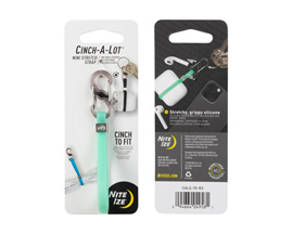 Nite Ize® Cinch-A-Lot Mini Stretch Strap with Plastic S-Biner - Mint