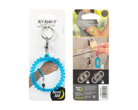 Nite Ize® Key Band-It Stretch Wristband with Plastic S-Biner - Blue