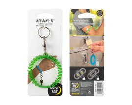 Nite Ize® Key Band-It Stretch Wristband with Plastic S-Biner - Lime Green