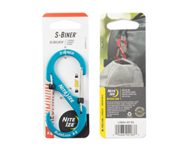 Nite Ize® S-Biner Aluminum Double Gated Carabiner with SlideLock - Blue #4
