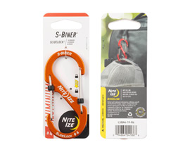 Nite Ize® S-Biner Aluminum Double Gated Carabiner with SlideLock - Orange #4