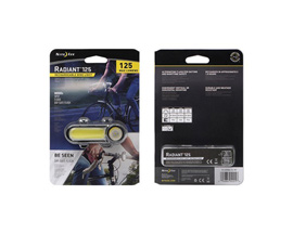 Nite Ize® Radiant 125 Rechargeable Bike Light - White