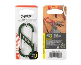 Nite Ize® S-Biner Aluminum Double Gated Carabiner - Olive #3