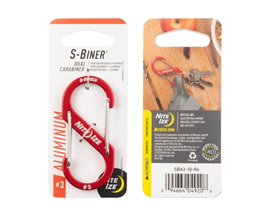 Nite Ize® S-Biner Aluminum Double Gated Carabiner - Red #3
