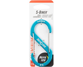Nite Ize® S-Biner Aluminum Double Gated Carabiner - Blue #4