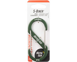 Nite Ize® S-Biner Aluminum Double Gated Carabiner - Olive #4
