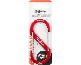Nite Ize® S-Biner Aluminum Double Gated Carabiner - Red #4