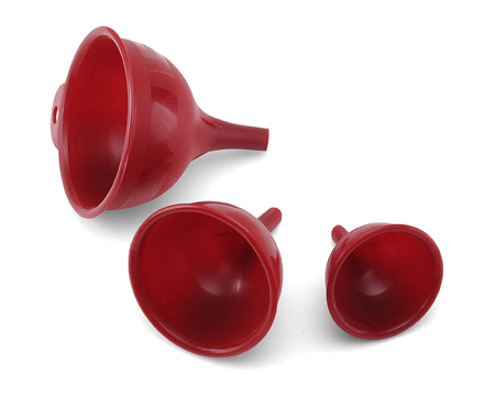 Farberware® Red Plastic Funnel Set