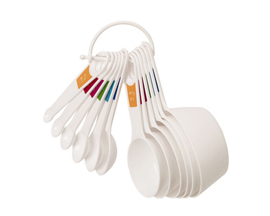 Farberware® White Plastic Measuring Spoon and Cup Set