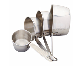 Good Cook® Stainless Steel Silver Measuring Cup Set