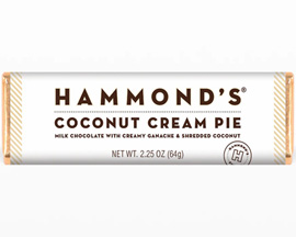 Hammond's® 2.25 oz. Milk Chocolate Bar - Coconut Cream Pie