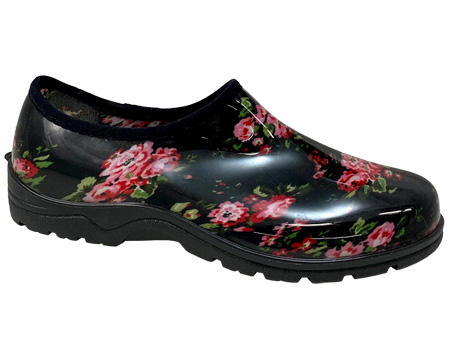Northside® Women's Dahlia Gardening Clog - Black/Coral