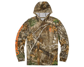 Browning® Hooded Long Sleeve Sun Shirt - Realtree Edge