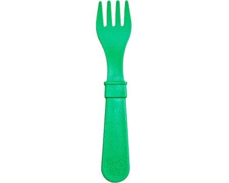 Re-Play® Recycled Plastic Fork - Kelly Green