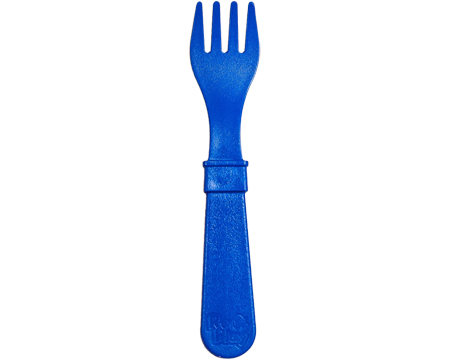 Re-Play® Recycled Plastic Fork - Navy Blue