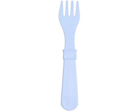 Re-Play® Recycled Plastic Fork - Ice Blue