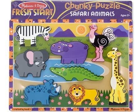 Melissa & Doug® Fresh Start Chunky Puzzle - Safari