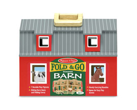 Melissa & Doug® Fold & Go Barn Wooden Playset