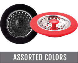 Joie Sink Plug & Strainer - Assorted Colors