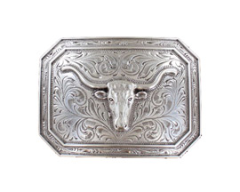M&F Western Products® Ariat Smooth Edge Longhorn Belt Buckle