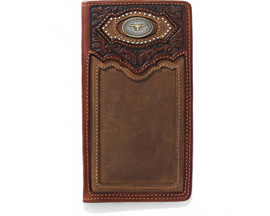 Leegin Leather® Aged Bark Cattle Driven Checkbook Wallet