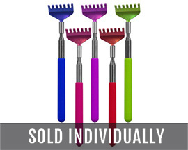 Shawshank® Cool Colors Extendable Back Scratchers - Assorted Colors