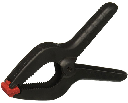 Sona Enterprises® 9 in. Plastic Spring Clamp - Black