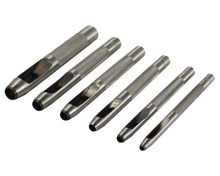 SE® 6pc Hollow Punch Set