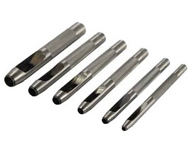 SE® 6pc Hollow Punch Set