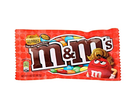 M&M's® Individual Size Candy Bag - Peanut Butter